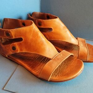 Bed Stu Women's Sandals in Tan Leather